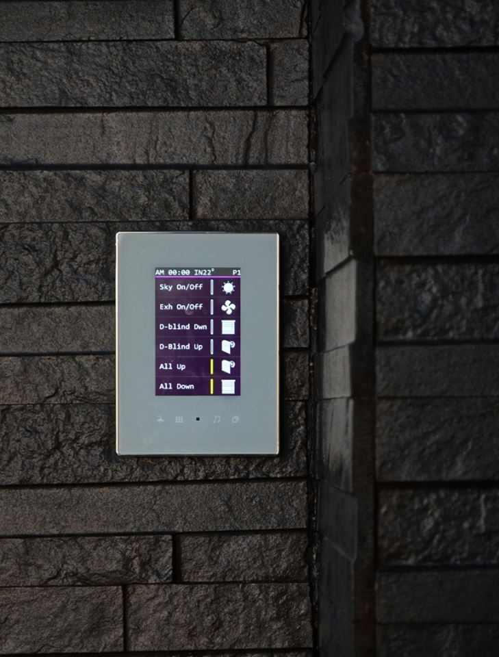 TIS Luna TFT panel installed in one of projects